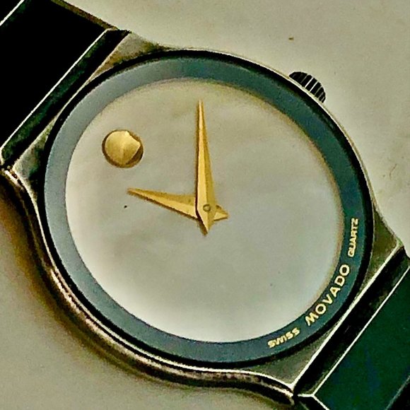 Movado Museum Ladies Mother-of-Pearl Stainless Steel Watch - Picture 4 of 15
